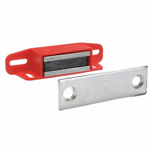 Master Magnetics 4.25 in. LATCH MAGNET Universal Red 50 lb. Pull 07502