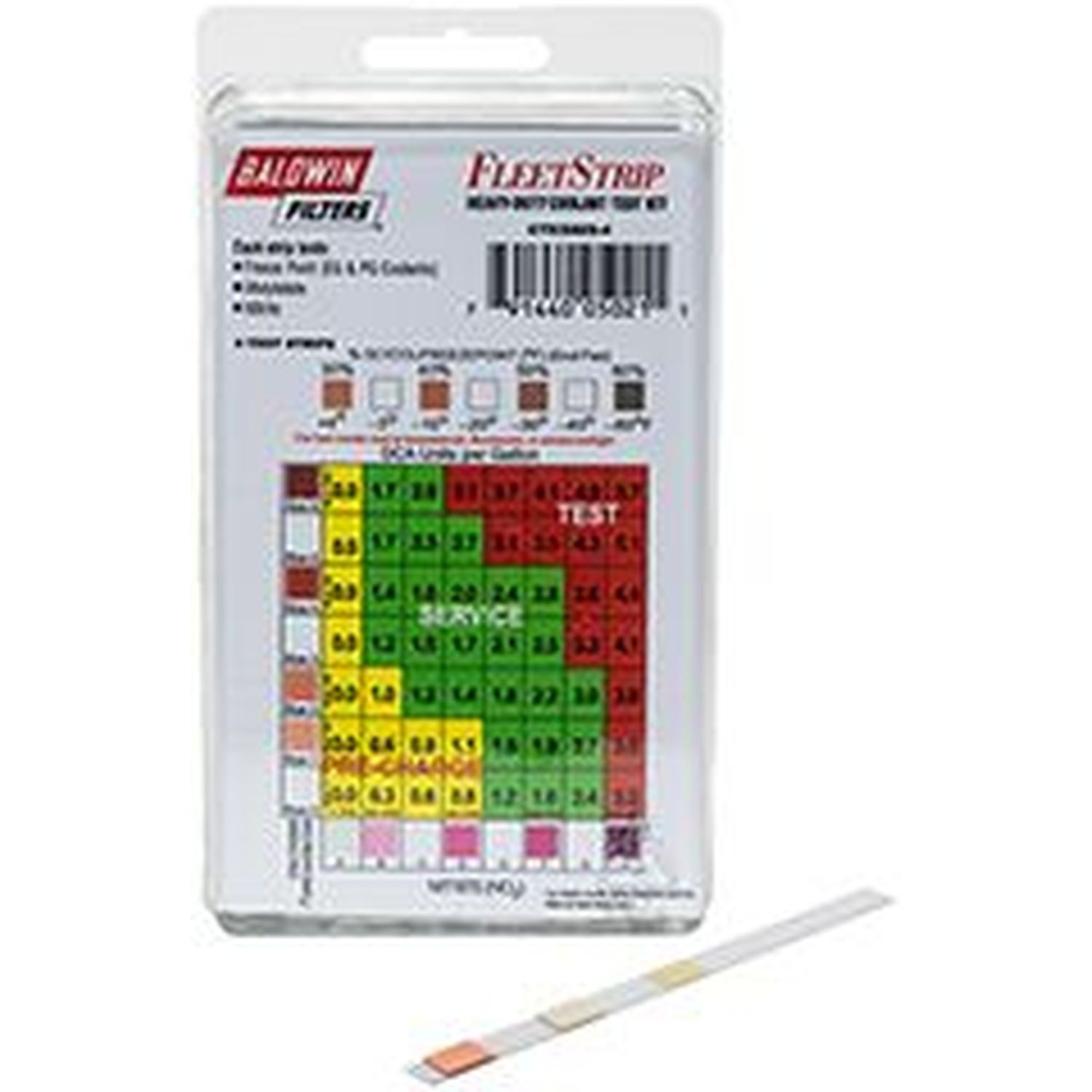Baldwin CTK5029-4 FleetStrip Coolant Test Strips Only
