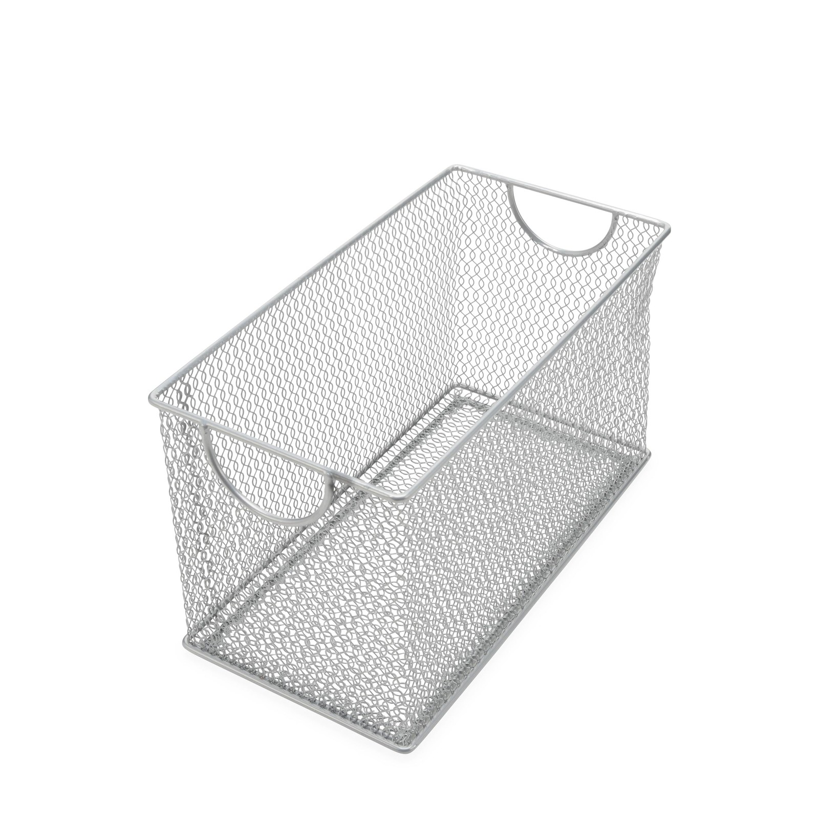 YBM HOME Mesh Storage Box, Silver Mesh Great for School Home or Office Suppli
