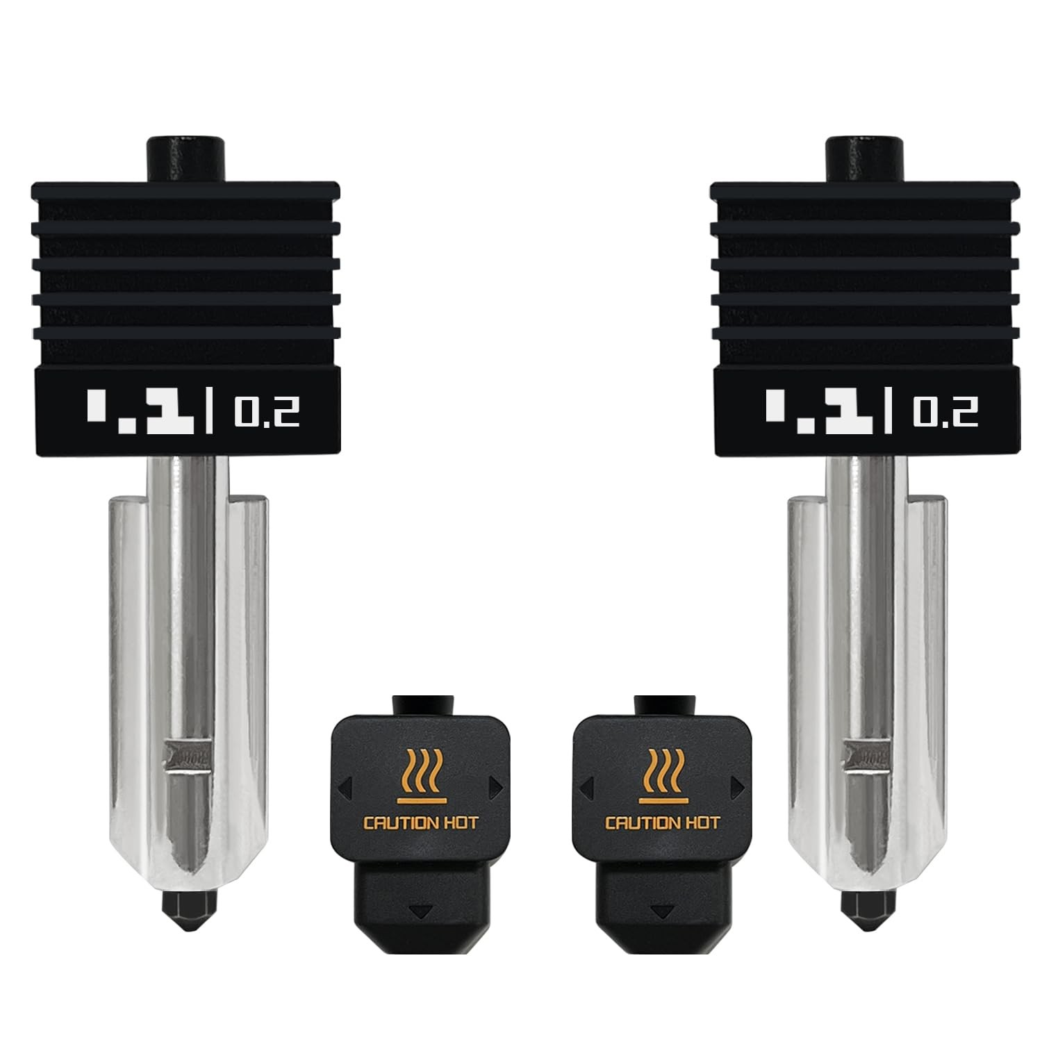 HysiPrui 2PCS X2D/H2D/H2S/P2S Hotend 0.2mm for H2D/A1, H2D