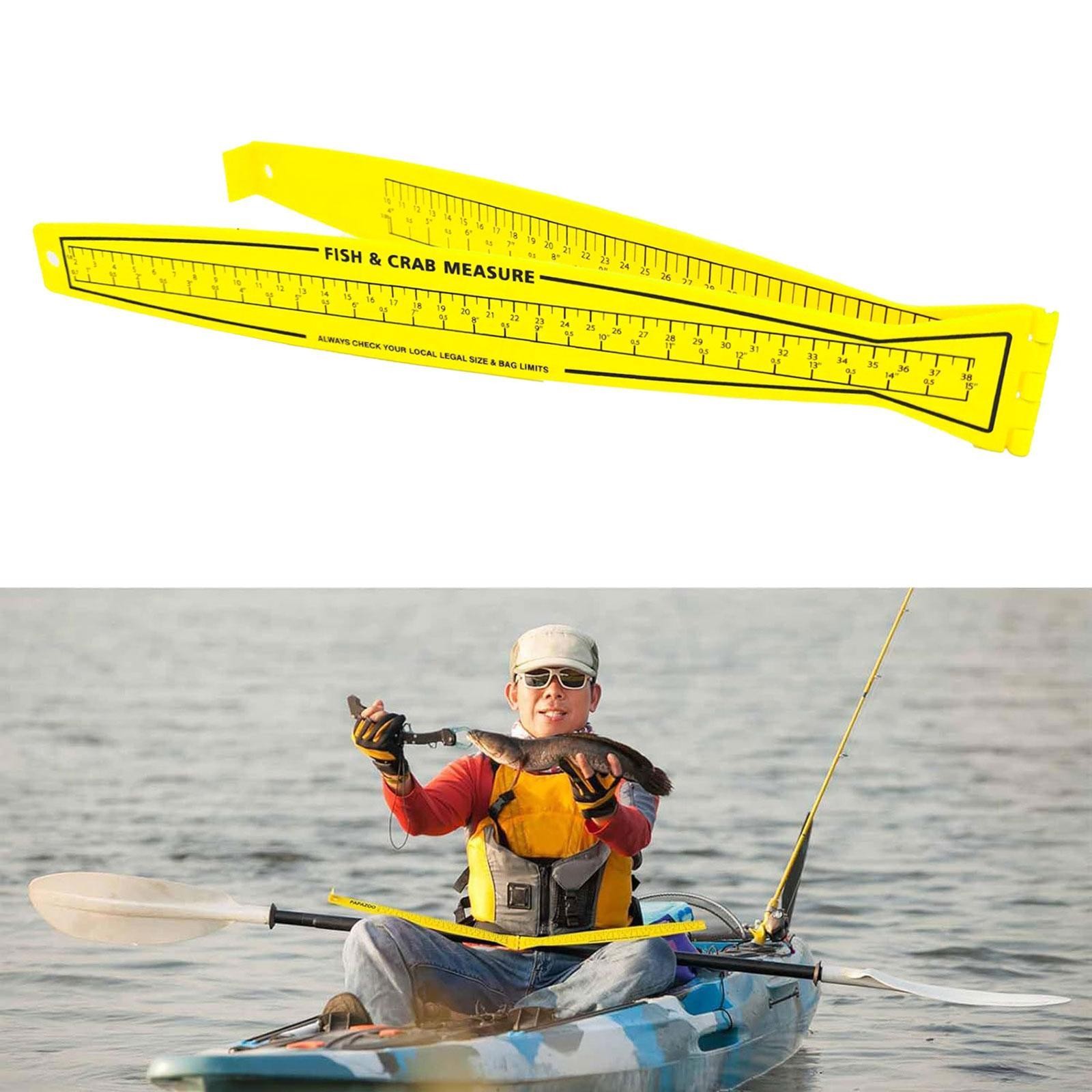 Fish Measuring Board 31inch/80cm Fish Measure Device for Fishing Enthusiasts