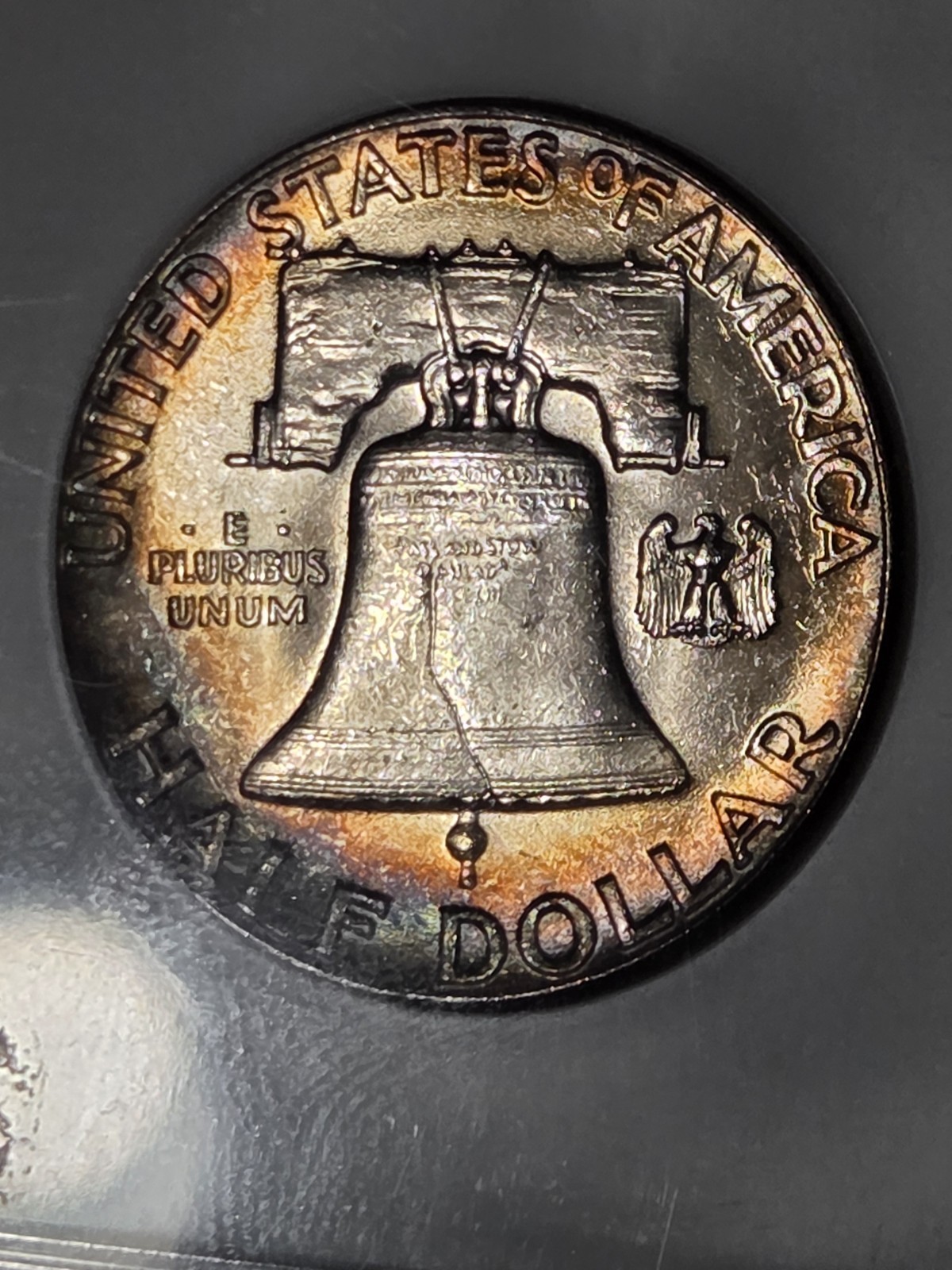 1949 50c Franklin Half NGC MS64 FBL Toned