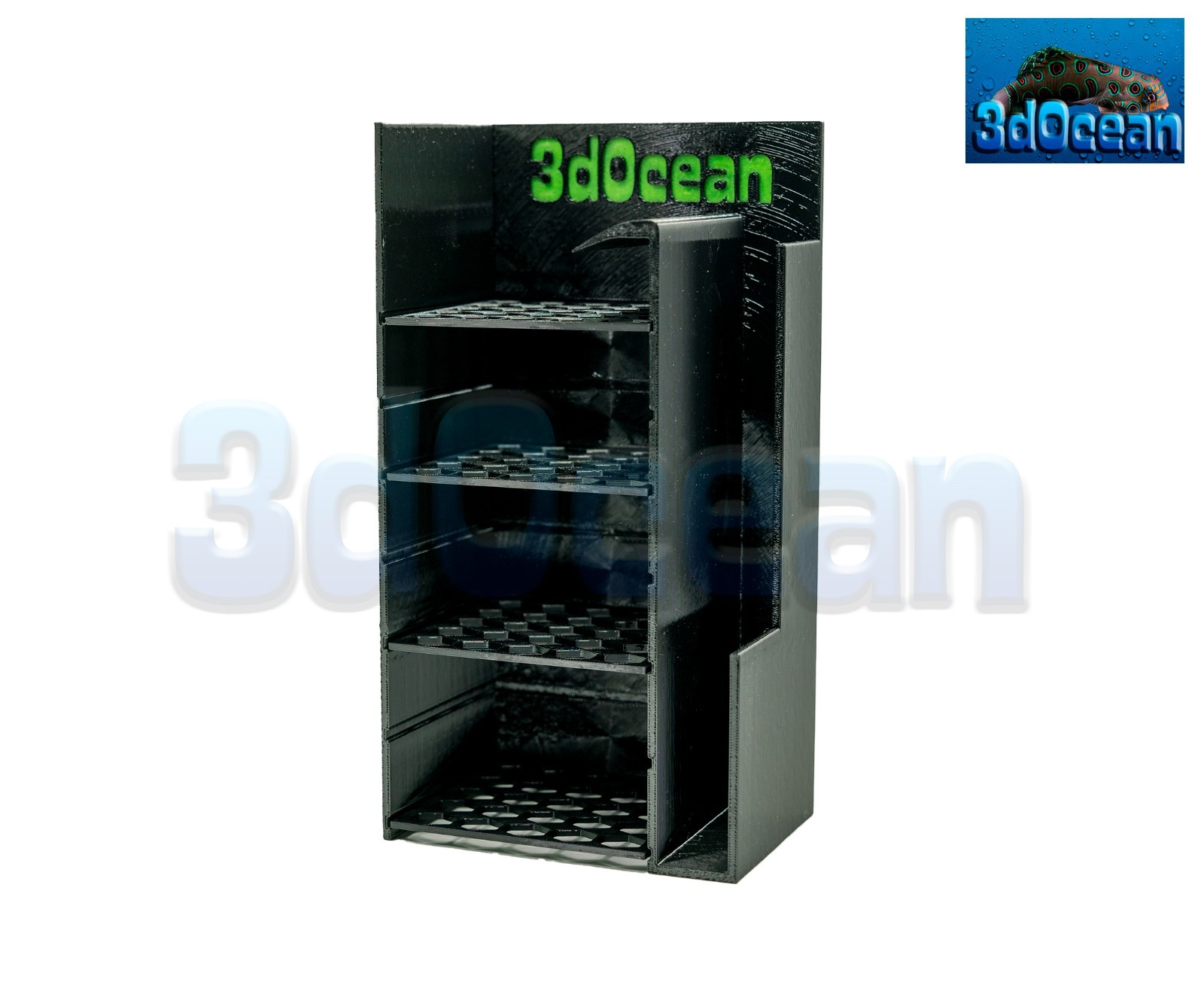 3d0cean Filter Basket Fits Fluval Flex 9gal 34l Aquarium Chamber 2 - 3d Printed