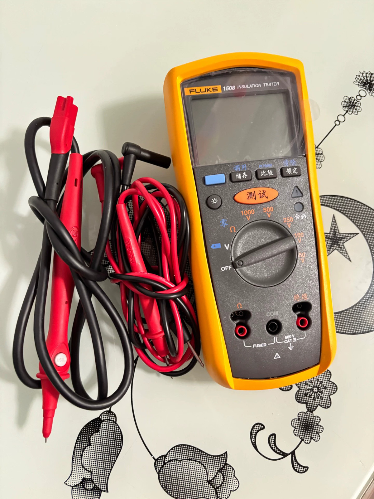 1PC USED Fluke 1508 Insulation Resistance with lead Fast shipping