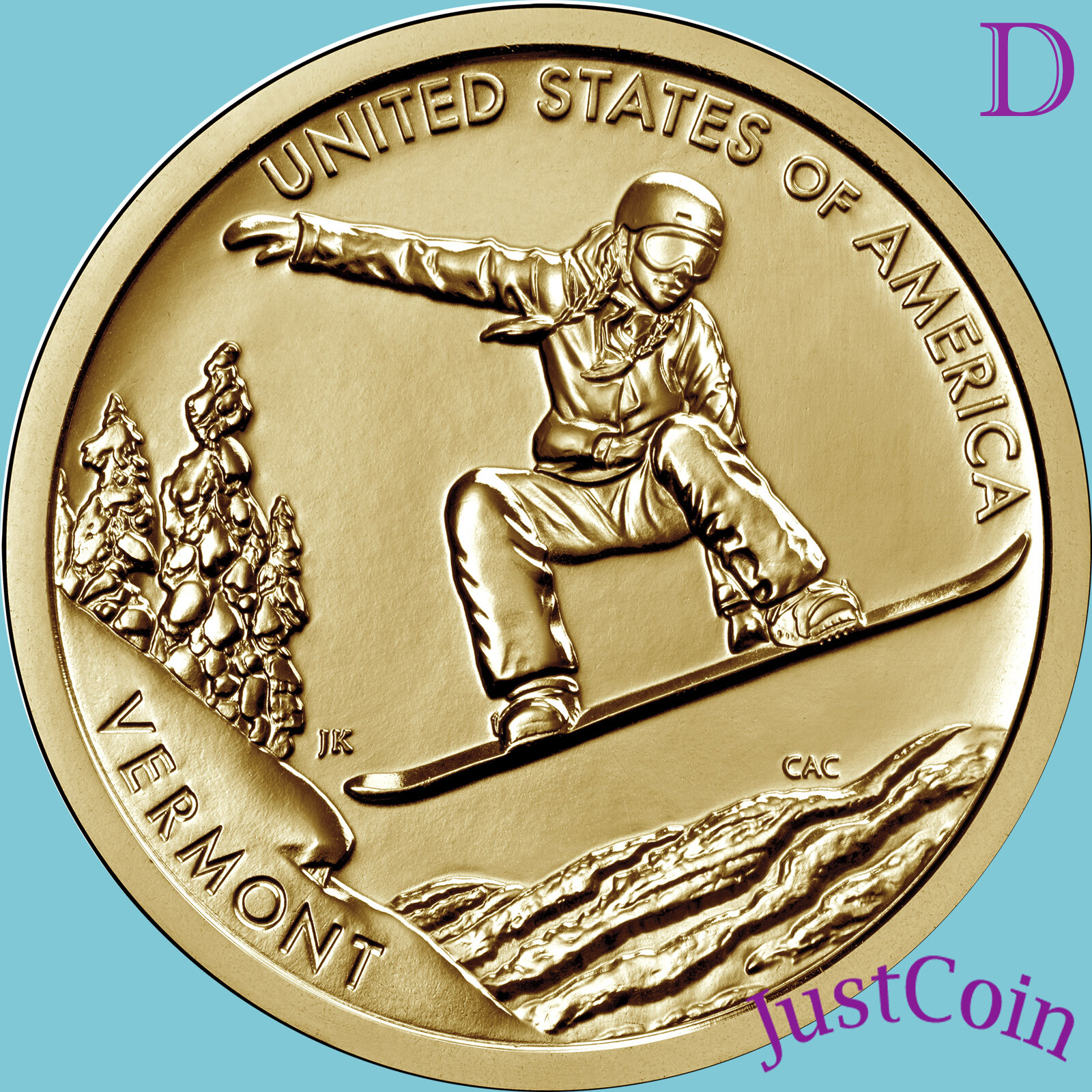 2022-D VERMONT (VT) INNOVATION UNCIRCULATED DOLLAR