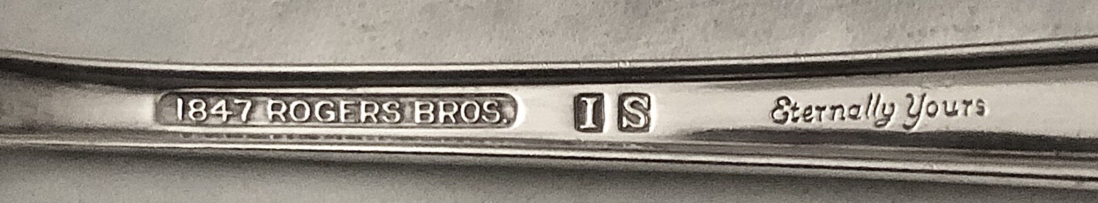 1847 Roger Bros ETERNALLY YOURS Silverplate 1941 *** 2 Serving Spoons ***
