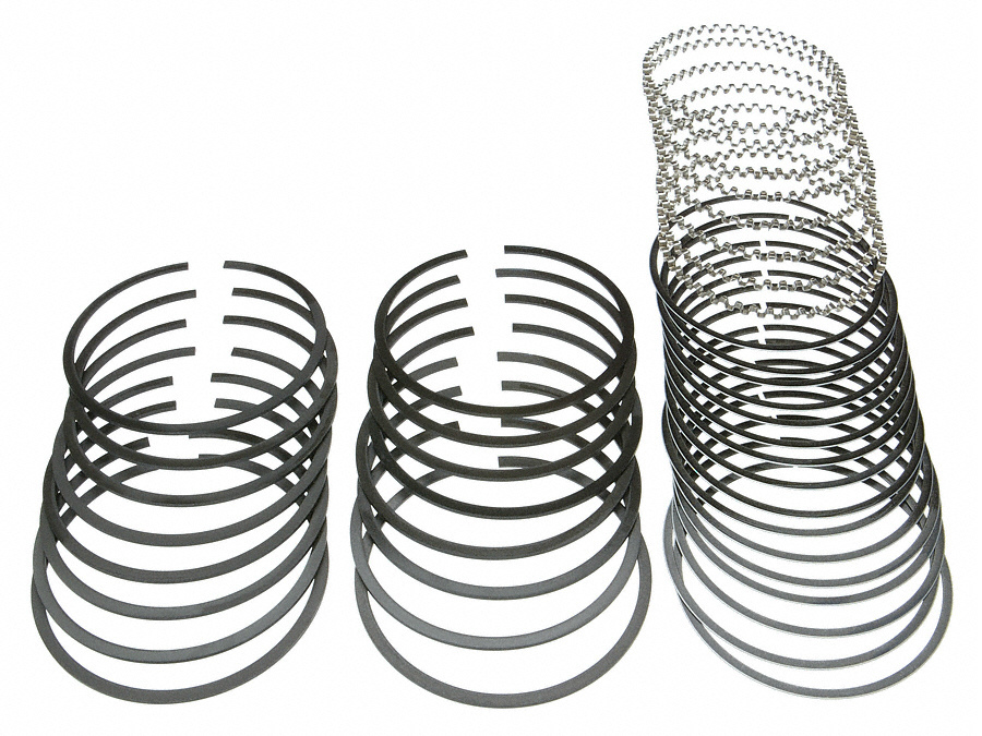 SEALED POWER Dished Pistons/8+MOLY Rings Kit for Chevy SB 400 1970-1980 030 bore