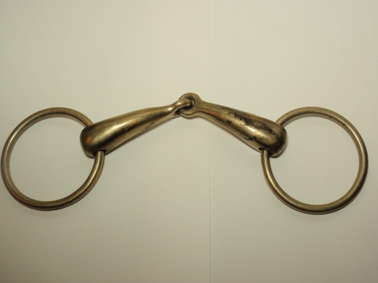 Lot 3 Equine Loose Single Joint Snaffle Ring Bit *USED*