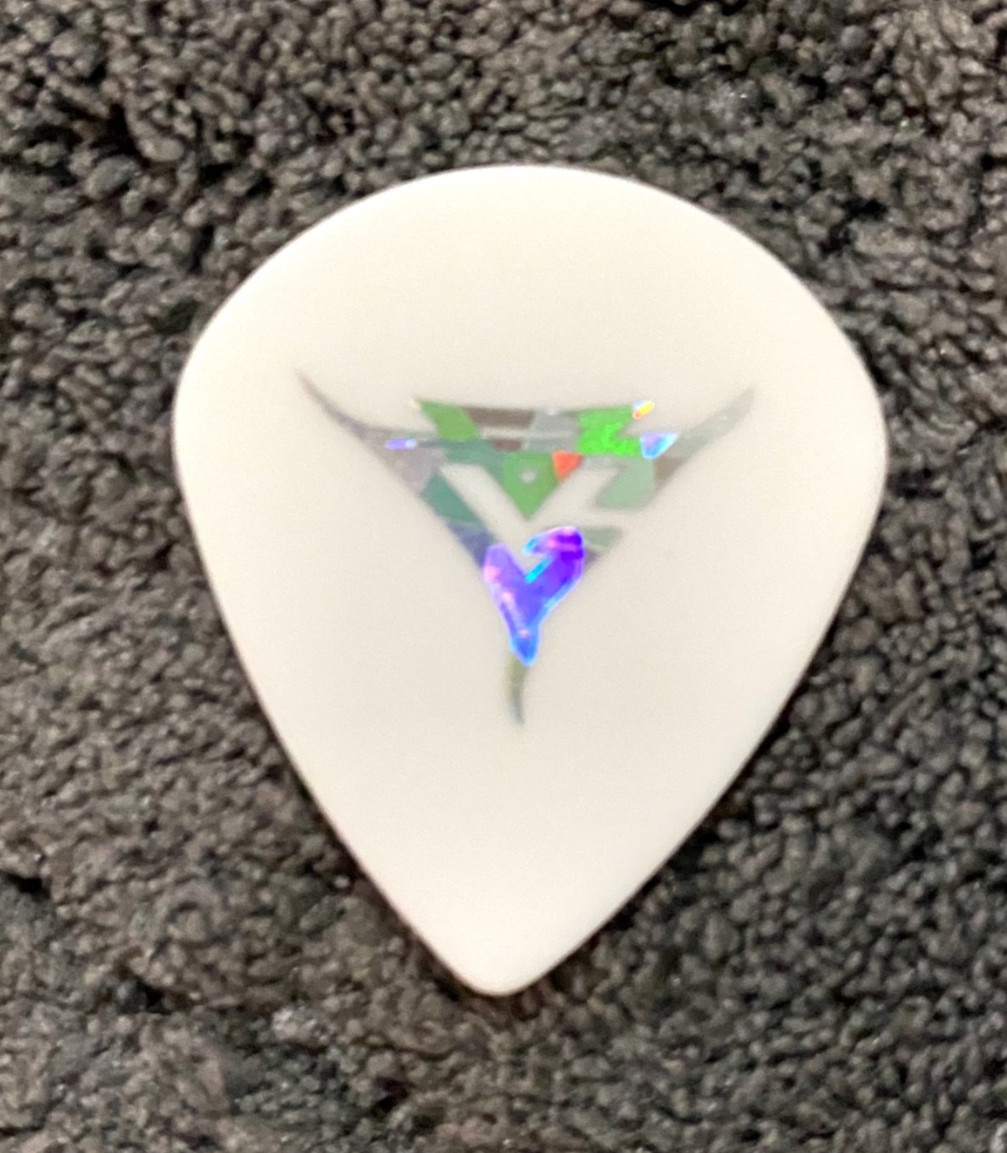 Gus G. Signature Dunlop Guitar Pick - WHITE 2019 Tour Ozzy Firewind Single (1)