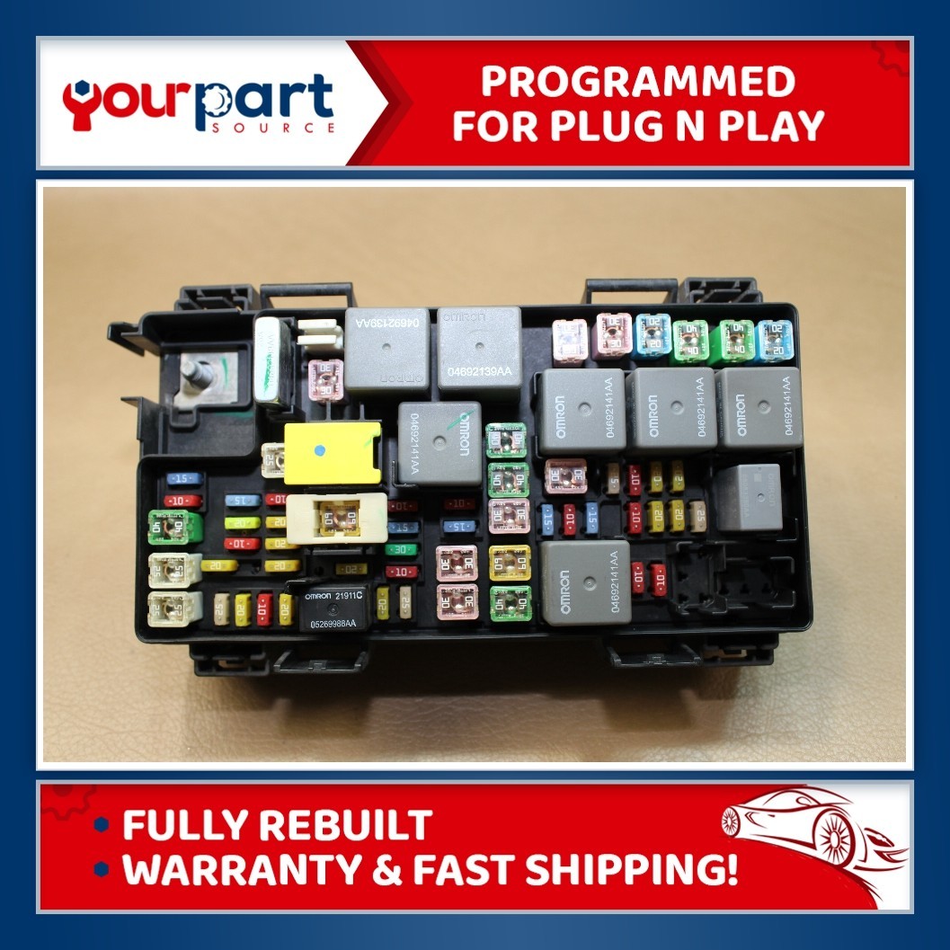 08 09 JOURNEY CARAVAN T&C TIPM TEMIC TOTALLY INTEGRATED FUSE BOX 56049720 REMAN