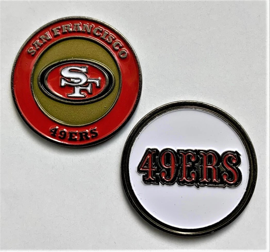 SAN FRANCISCO 49ERS  Double Sided Golf Ball Marker