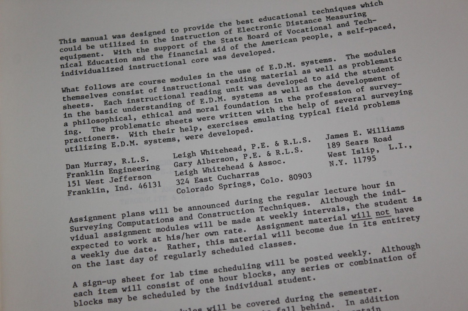 Self Study Guide In EDM Electronic Distance Measuring Systems Vintage Booklet