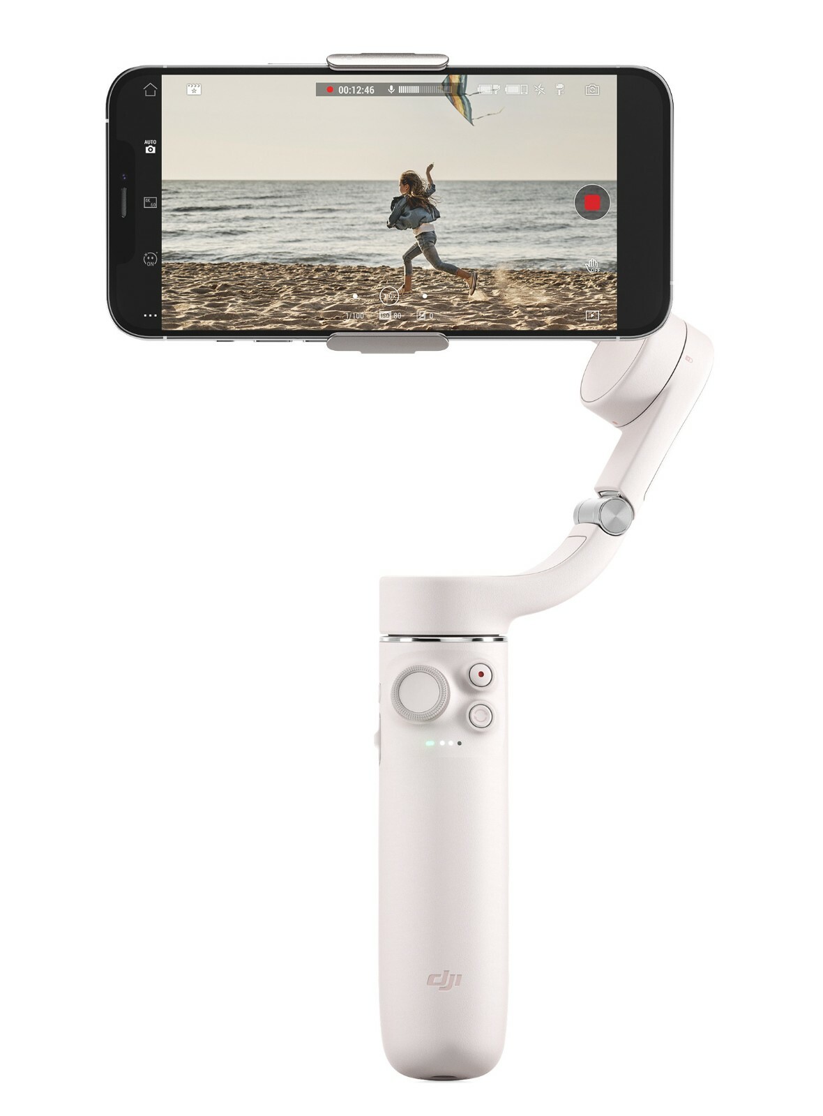DJI OM 5 Sunset White Foldable Stabilizer-Certified Refurbished