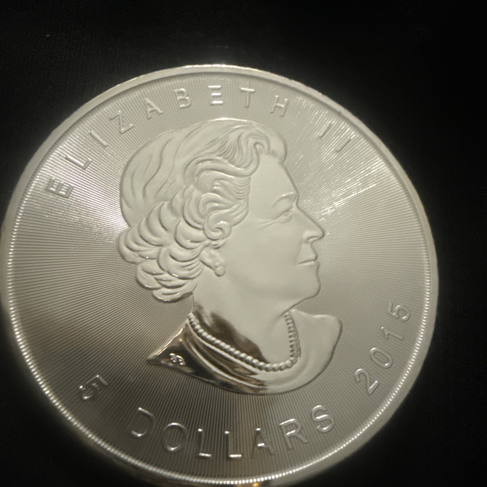 Canada Maple Leaf 2015 Silver Coin 1 oz .9999 Fine
