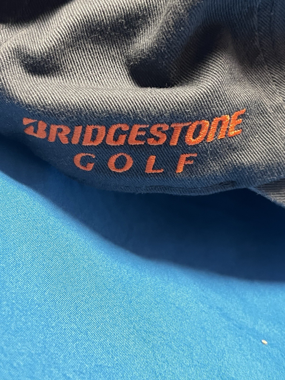 Bridgestone Golf Hat Syracuse Gray Orange Embroidery