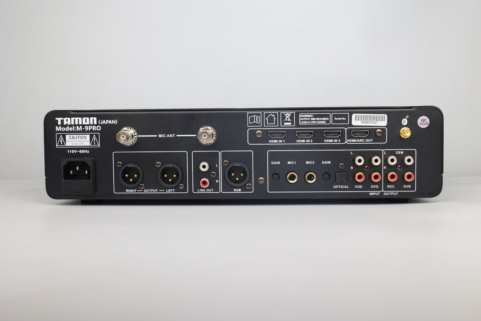 Tamon M-9 Pro Touch Screen Karaoke Processor (110 Voltage)