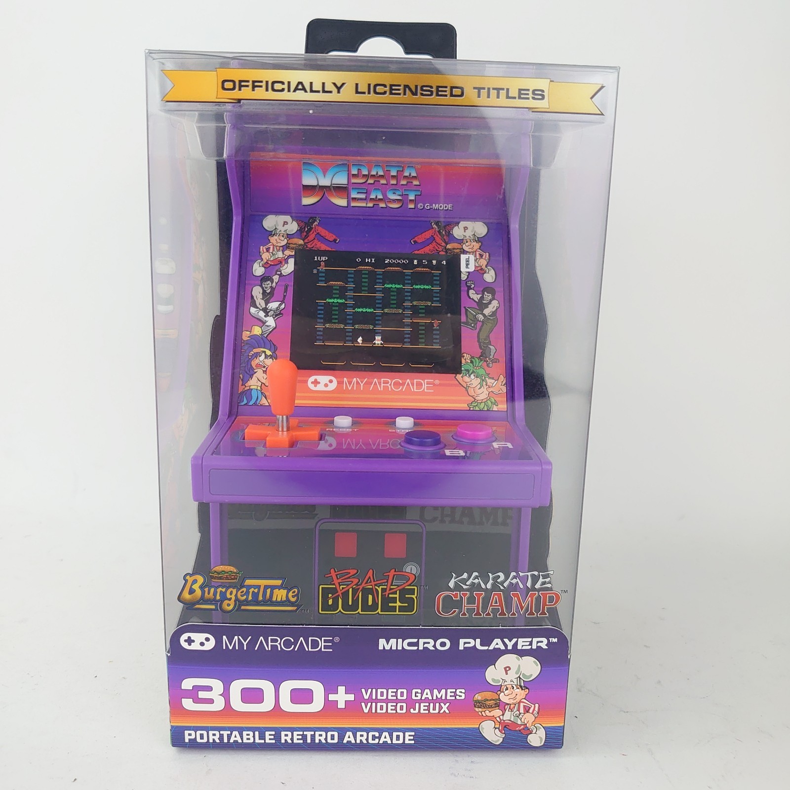 My Arcade Data East Hits Micro Player: 6.8" Fully Playable Mini Arcade Machine