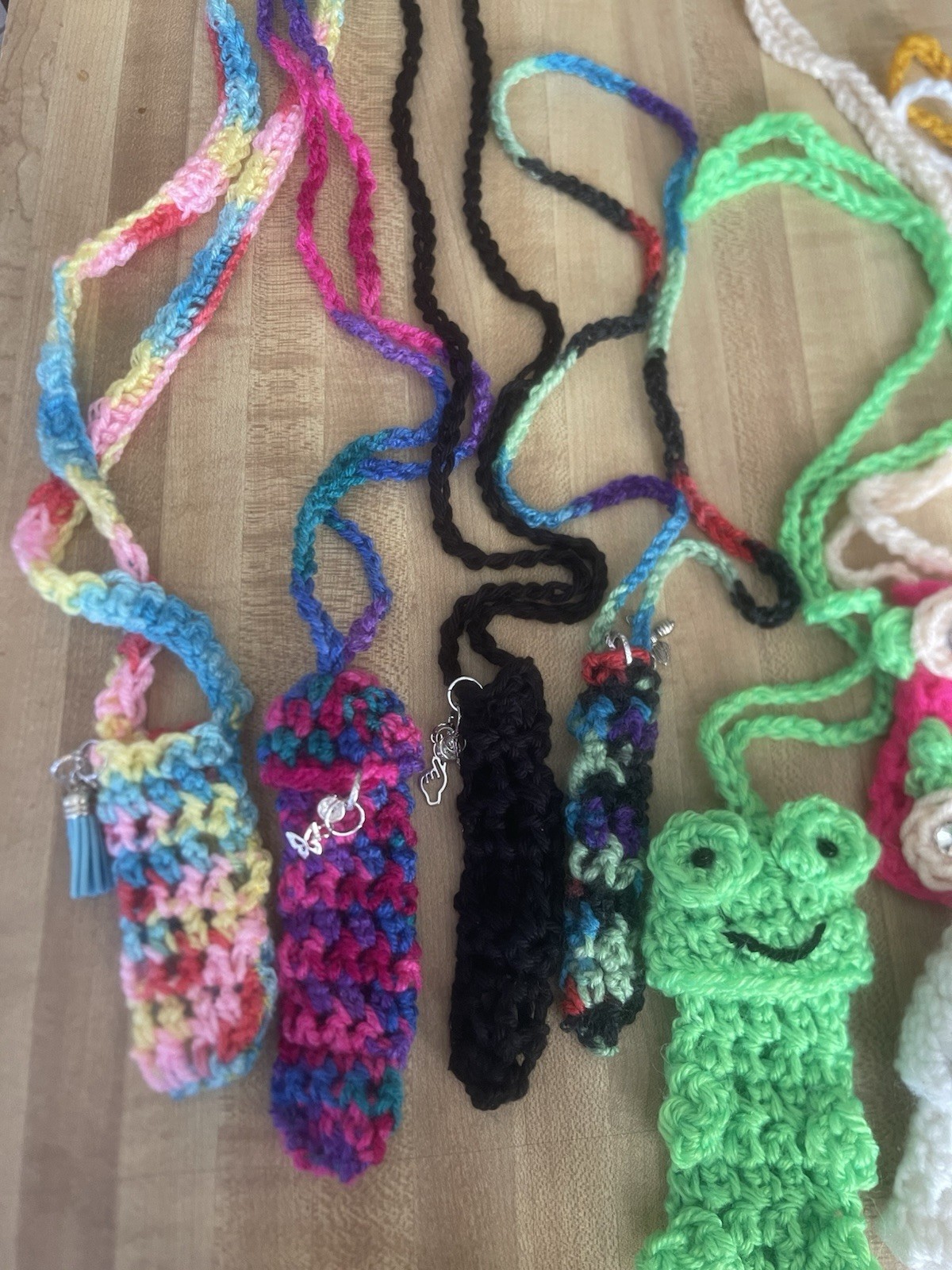 Crocheted Covers For Pens Or Lighters