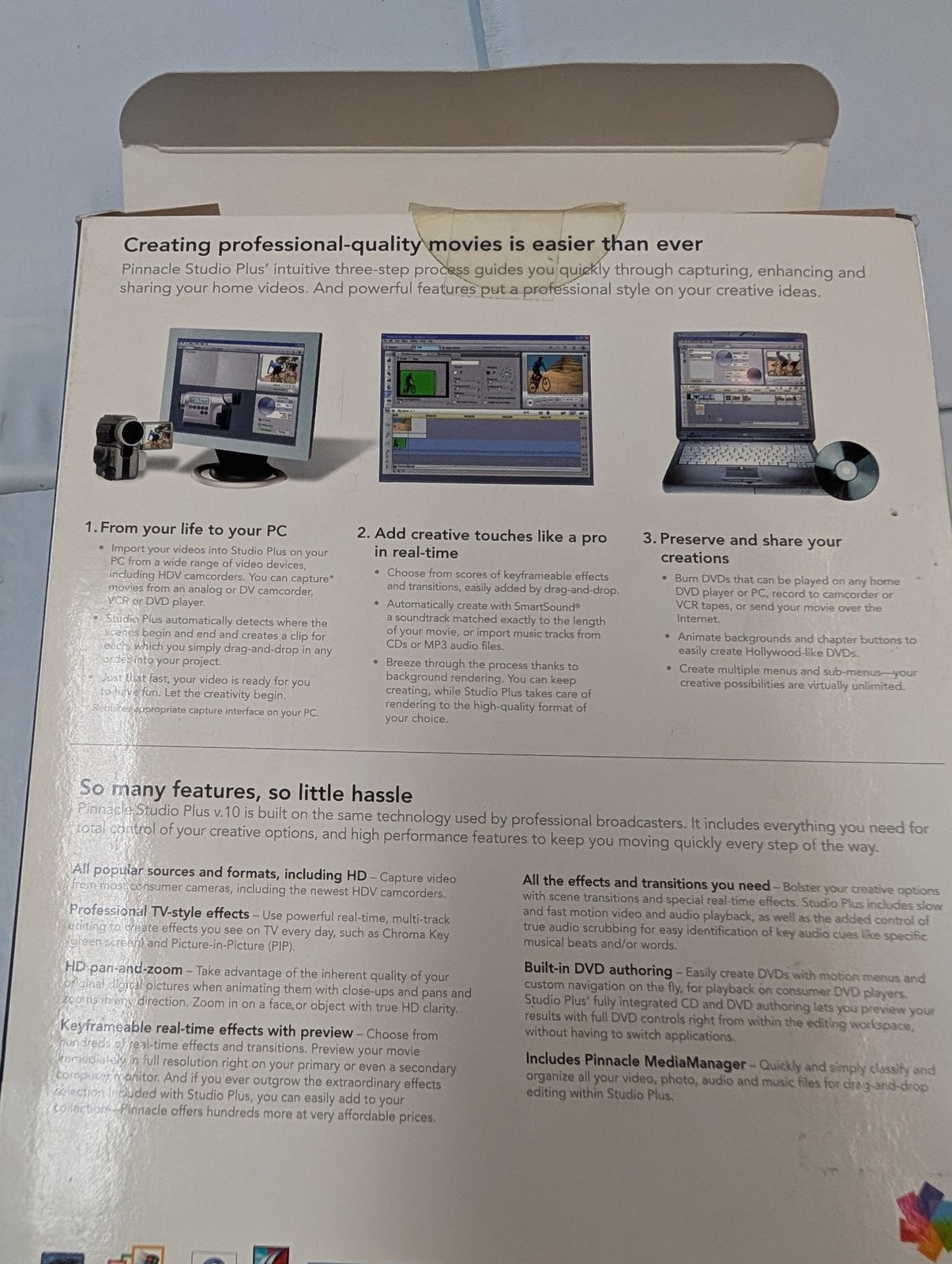 Pinnacle Studio Plus Version 10 Video Editing Software with HD Capture