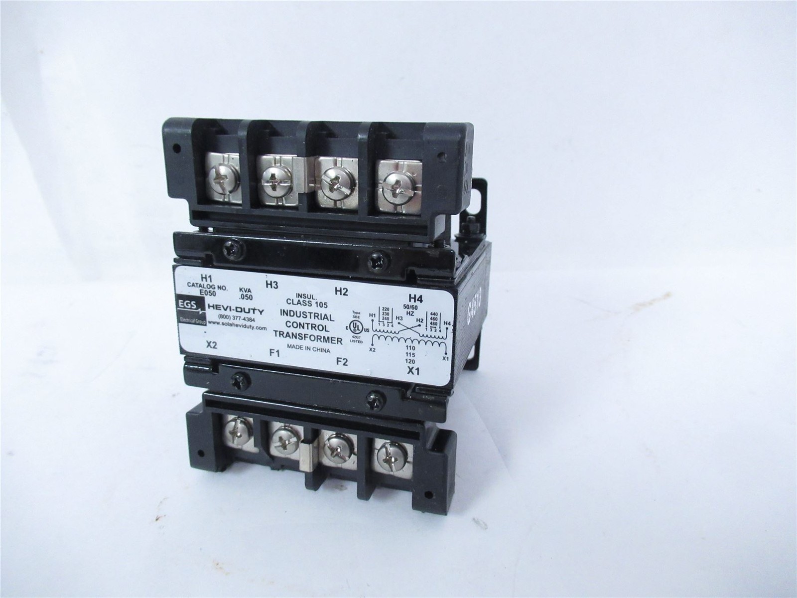242688 New-No Box; EGS E050 Transformer 0.050kva Pri-240/480vac 2nd-120vac