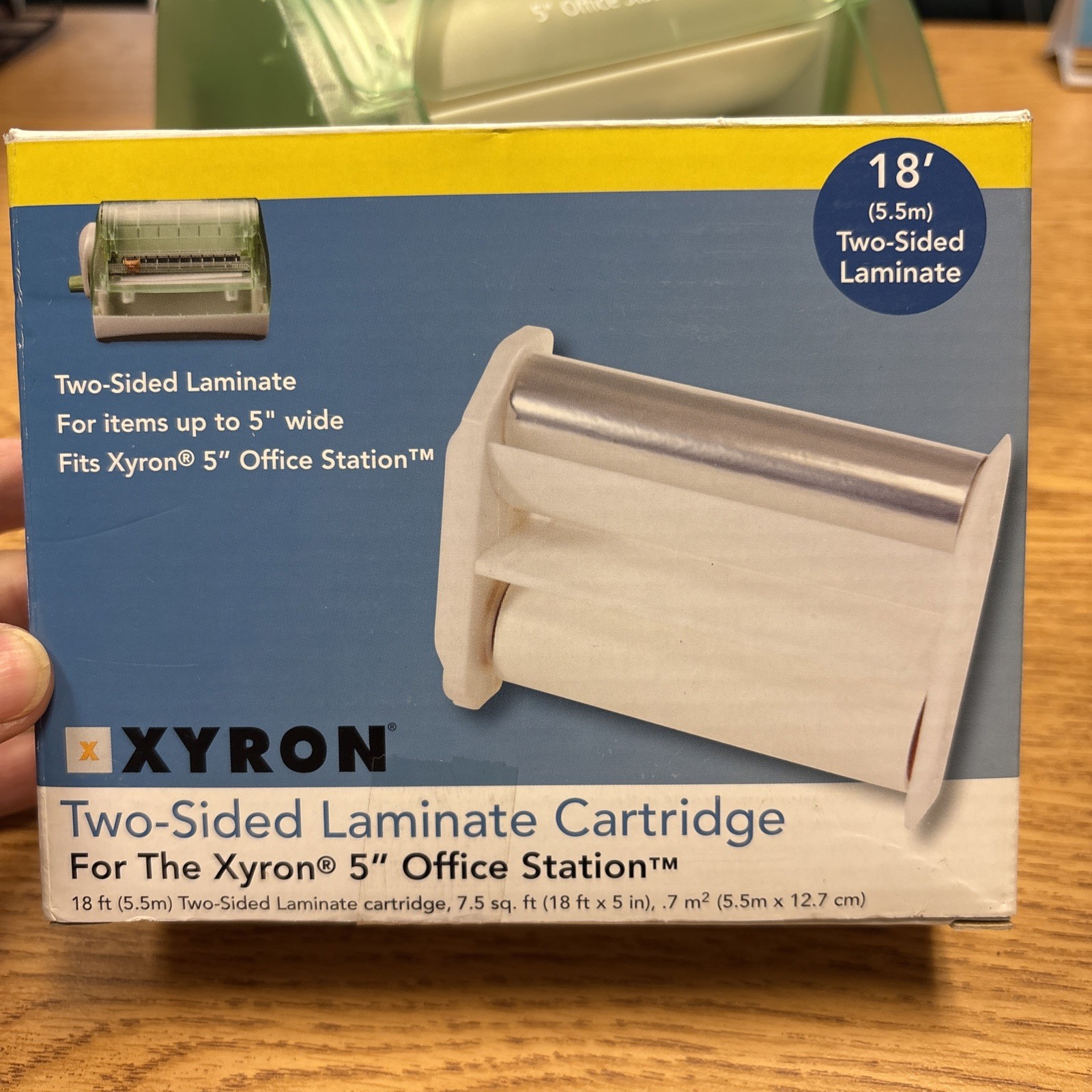 XYRON 5" Creative Station Laminator Label Magnet Maker Plus Refill Cartridge