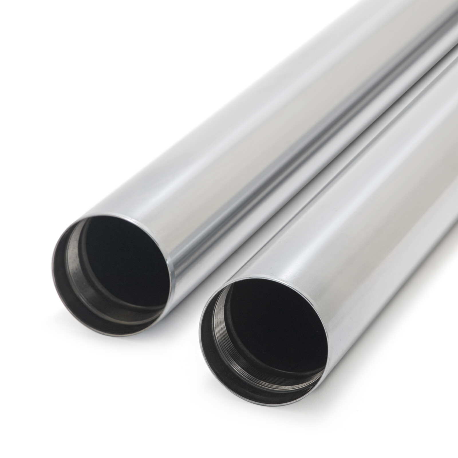 49mm Chrome Silver Fork Tubes For Harley Dyna FXDB FXDL 06-17 FXDBA 2013 FXD