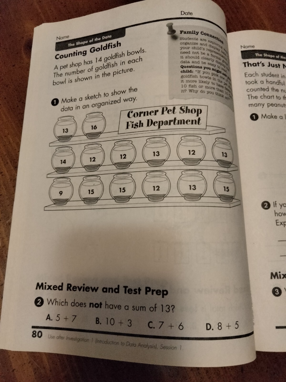 Today's Math 4 Student Workbook: Investigations in Number, Data and Space