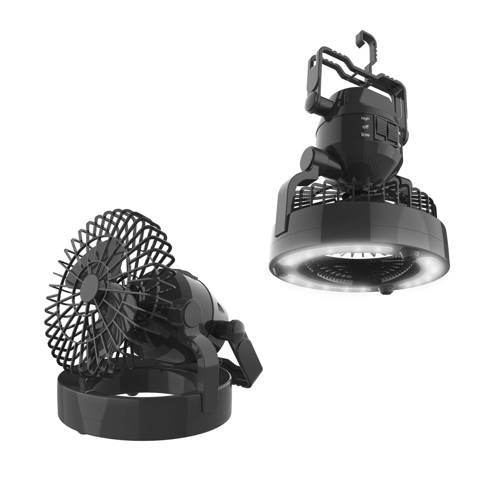 LED Lantern, 2 in 1 Battery Powered Fan and Lantern by Wakeman Outdoors (Port...