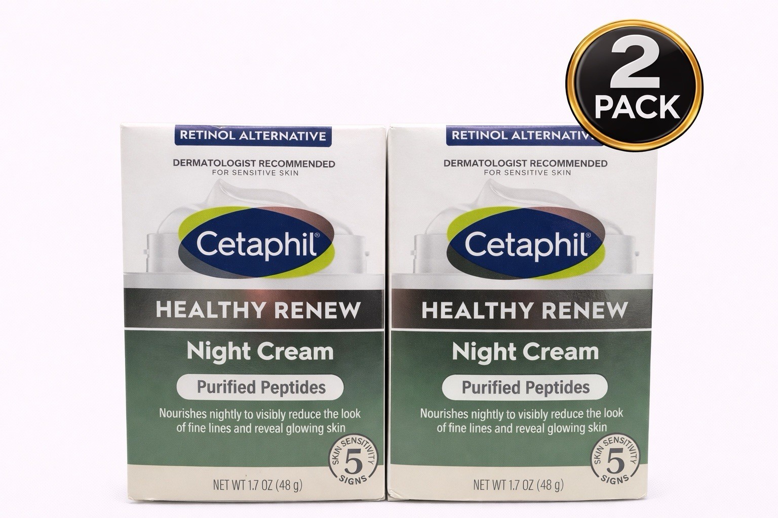 (2 Pack) Cetaphil Healthy Renew Night Face Cream 1.7 oz. ea. E32