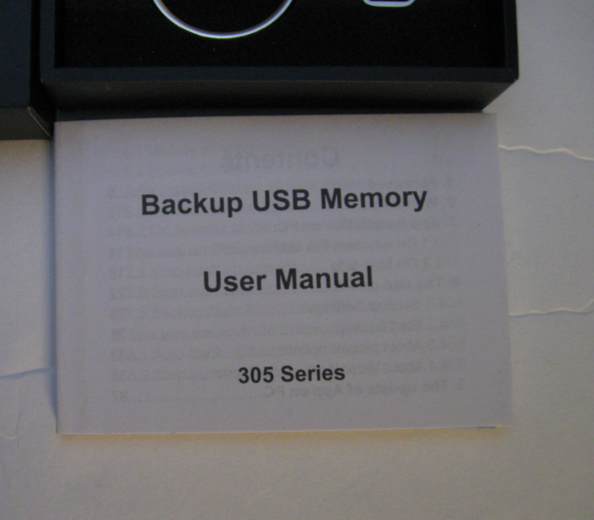 ZMPWLQ Back Up Memory 305 Series Capacity 256GB
