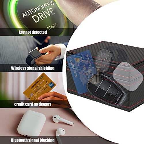 Faraday Box, RFID Box for Car Keys, Faraday Key Fob Protector Cage, Anti Small