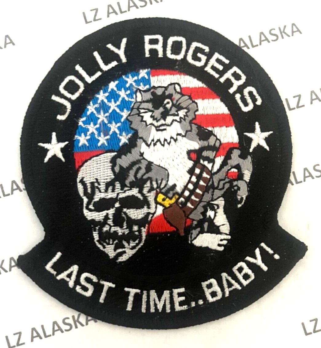 US NAVY VF-103 JOLLY ROGERS 2004 LAST TIME..BABY! TOMCAT OIF CRUISE PATCH N10