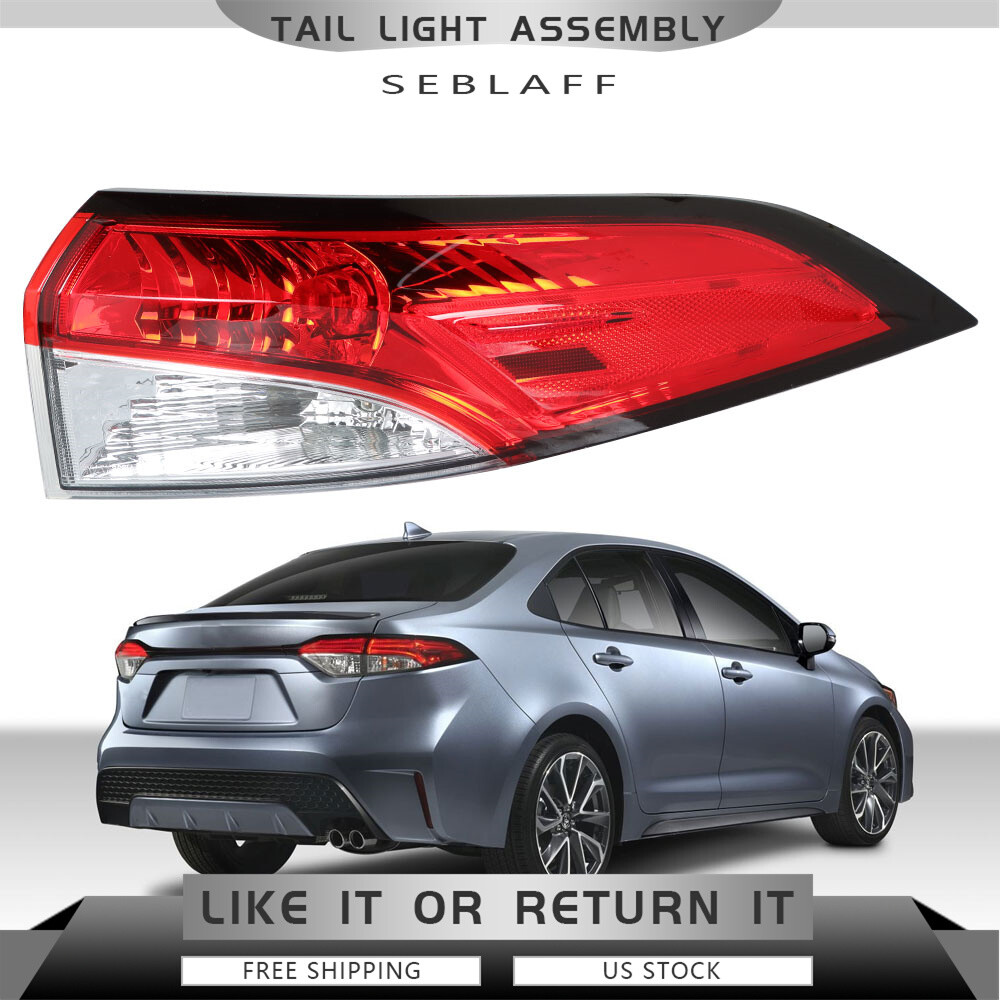 For Toyota Corolla 2020-2021 Outer Tail Light Brake Lamp Passenger Right Side