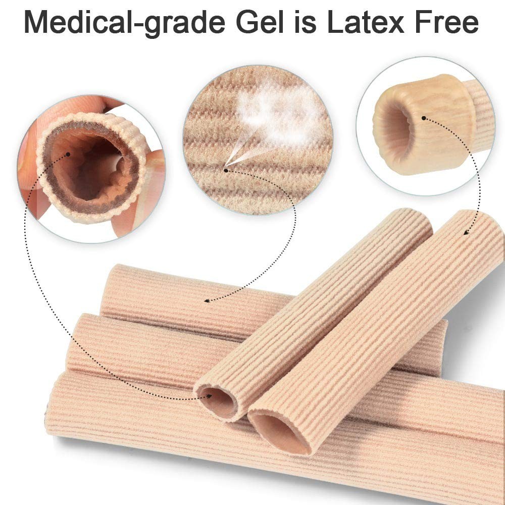 Stretchable Toe Tube Sleeves 5 Pack