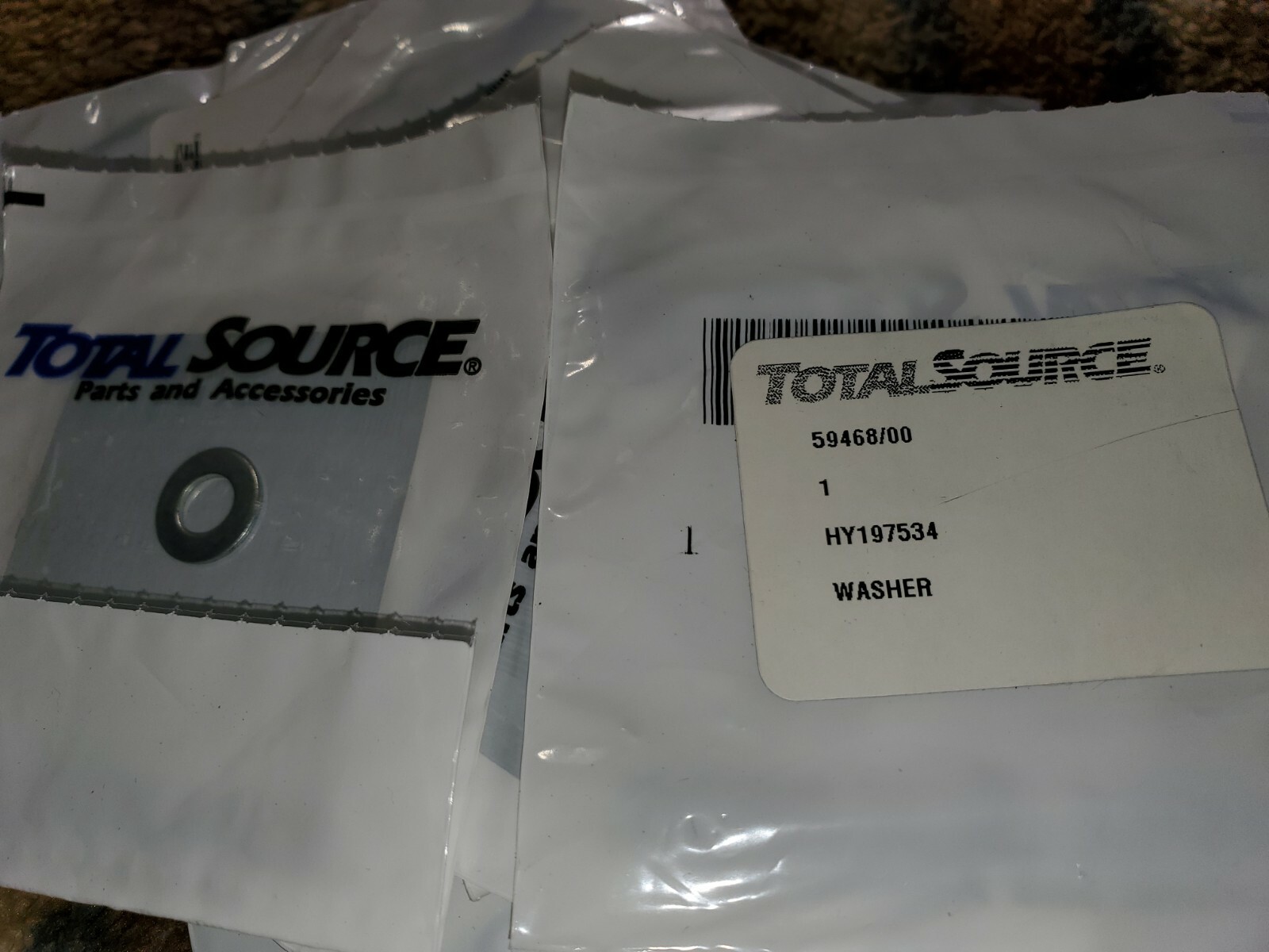 TOTAL SOURCE WASHER HY197534 (LOT OF 10)