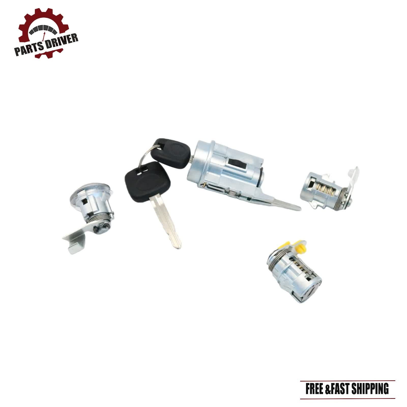 For 89 - 95 Toyota Pickup New Ignition Door Lock Cylinder Key Set 69005-35130