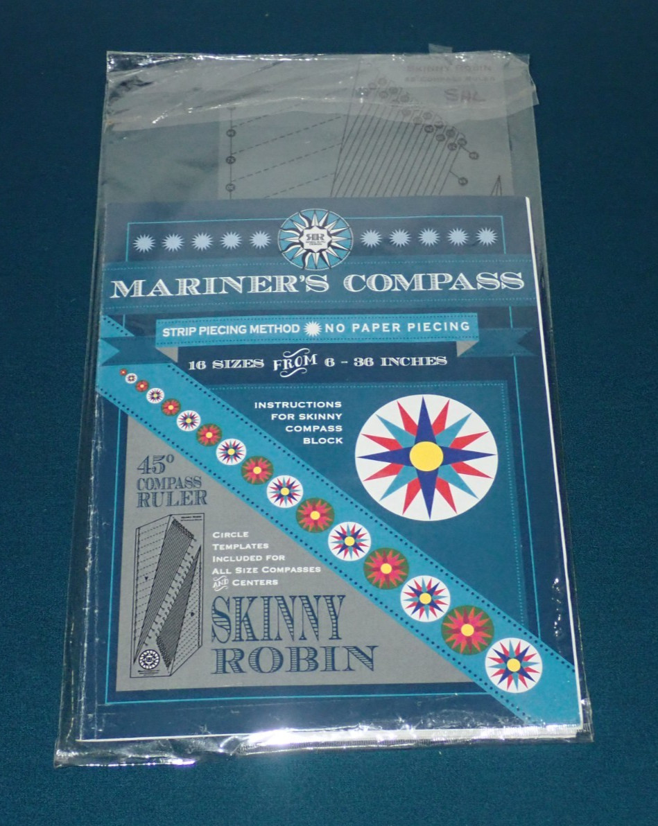 Ruth Robin Mariners Compass Skinny Robin 45 Degree Compass Ruler Templates