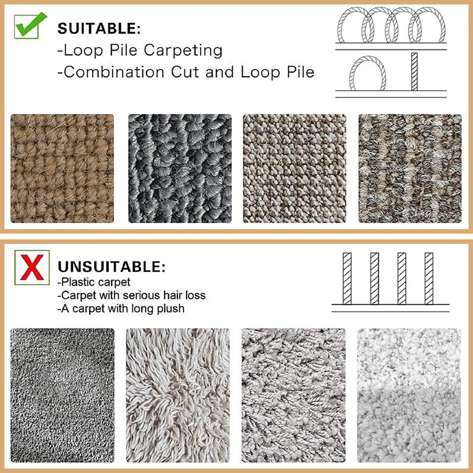 WILLBOND Carpet Cord Cover Cable Protector Floor 29.53 ft, Black