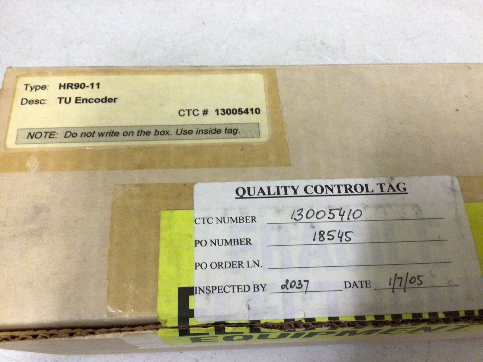 COMPUTER CONVERSIONS CORPORATION HR90-11 TRANSDUCER, SERIAL:11852, FREE SHIPPING