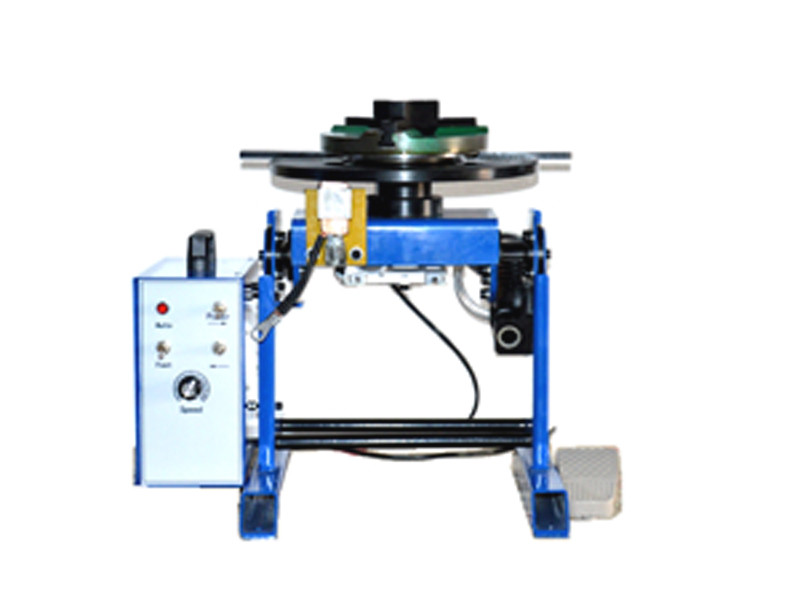 New 110V Machine 50KG Duty Welding Positioner Turntable Timing with 200mm Chuck