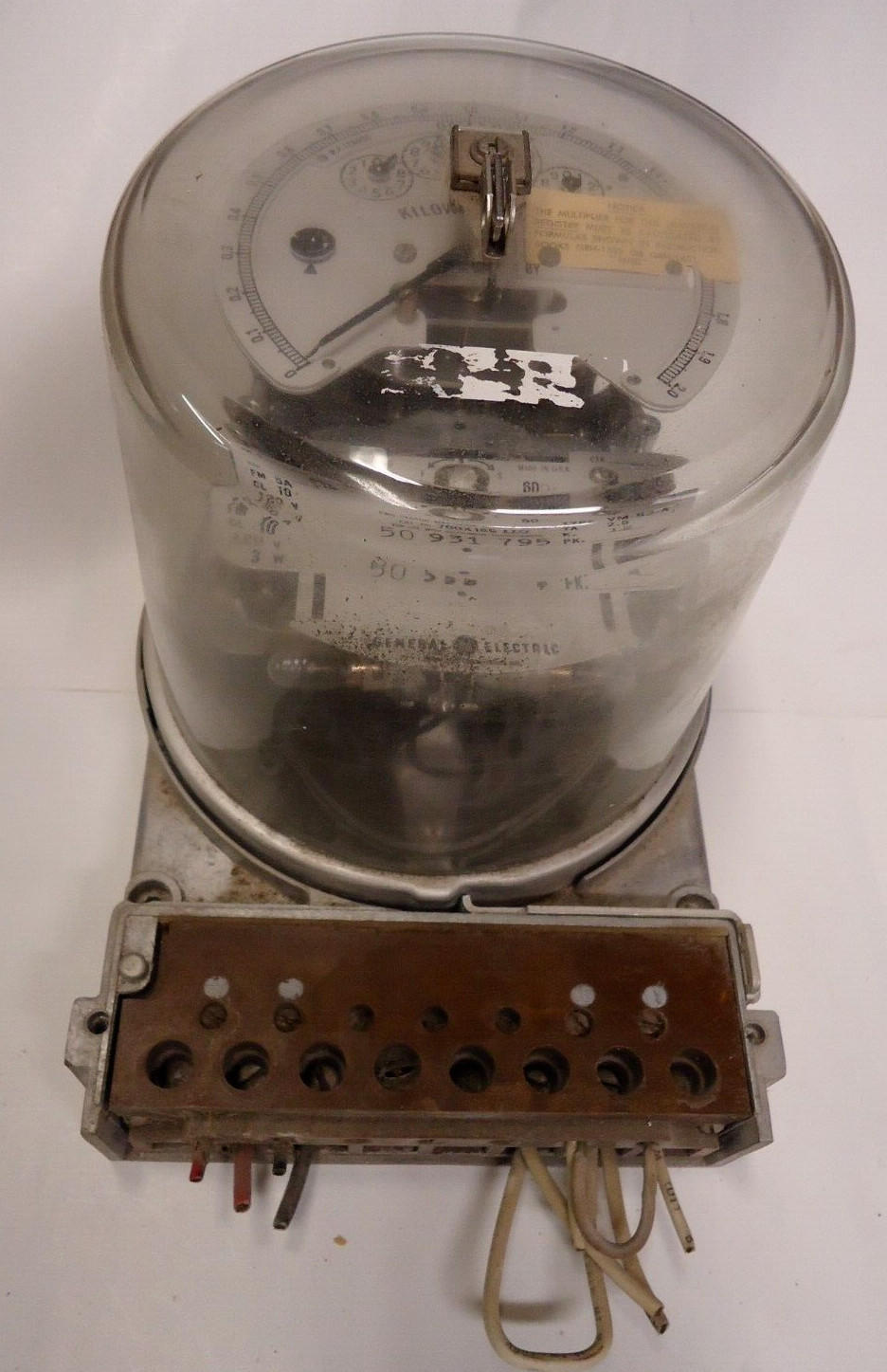 GENERAL ELECTRIC 700X16G110 TYPE VM-63-A KILOWATTHOURS METER