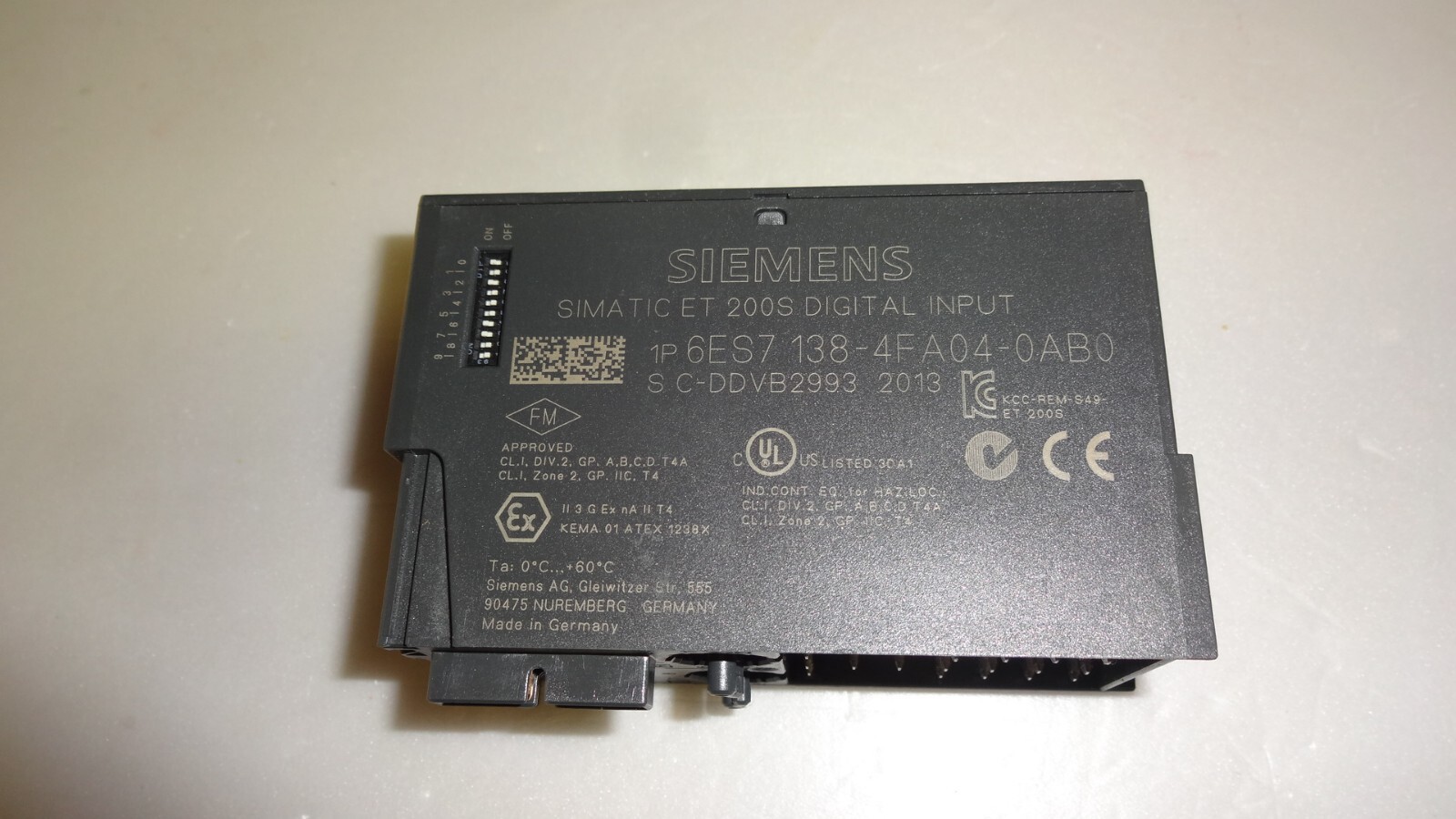 Siemens 6ES7138-4FA04-0AB0 6ES71384FA040AB0 Profisafe Digital Input Module