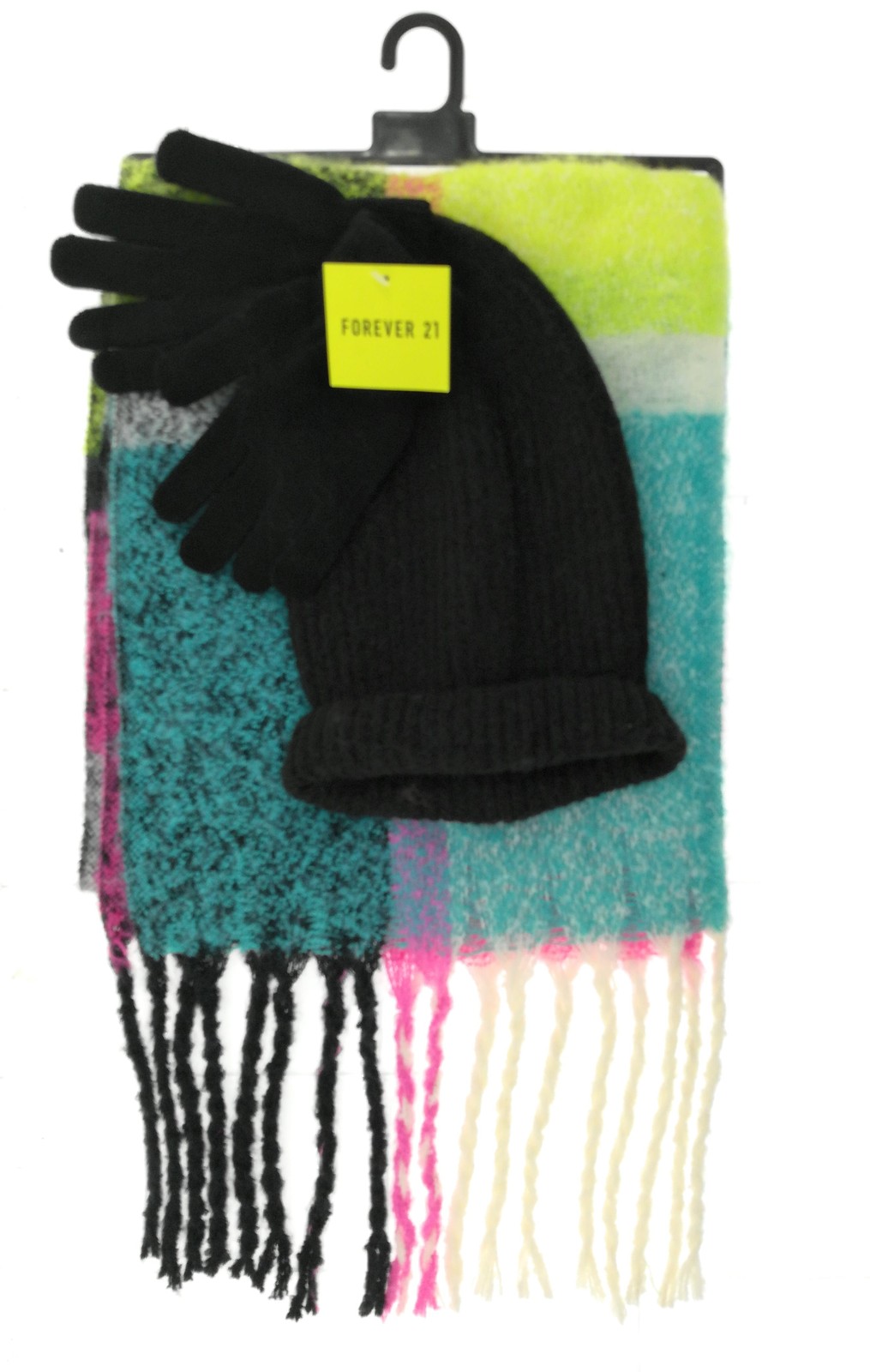 Forever 21 Womens Accessory Sets Multicolor Knit 30 inch Length One Size