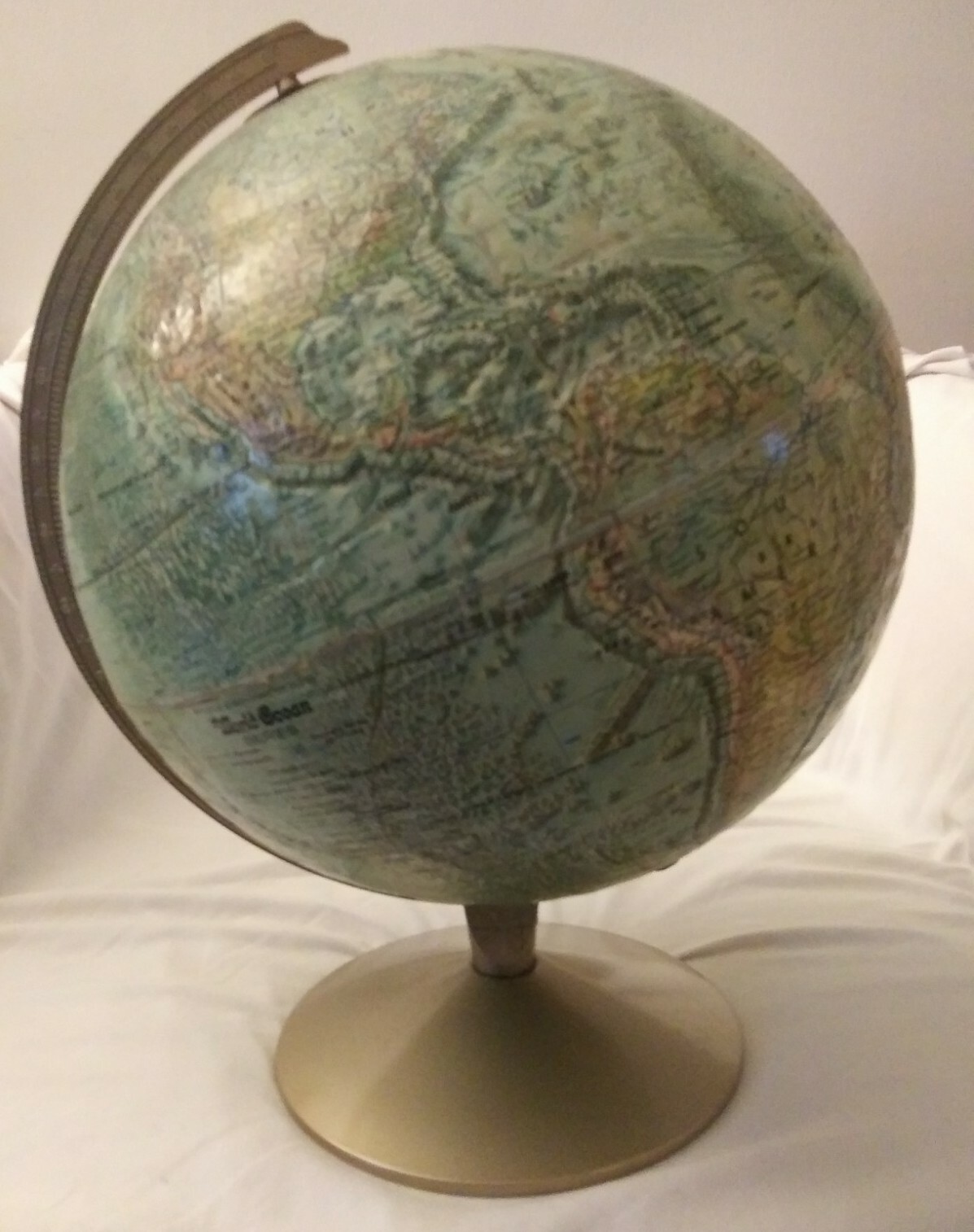 Vintage Replogle Globe “World Ocean Series” 12” LeRoy Tolman USSR Pre 1990 Nice