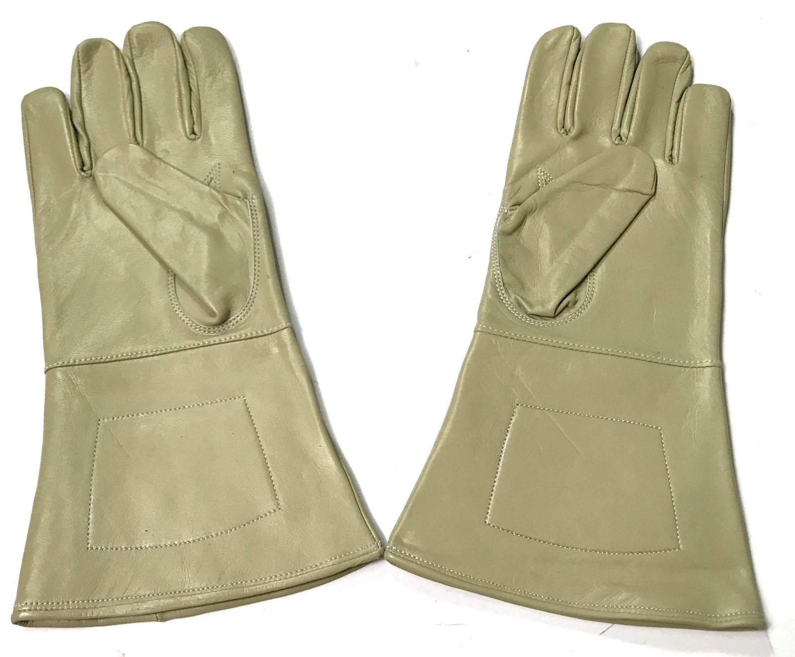 CIVIL WAR US UNION CSA CONFEDERATE LEATHER GAUNTLETS GLOVES-MEDIUM