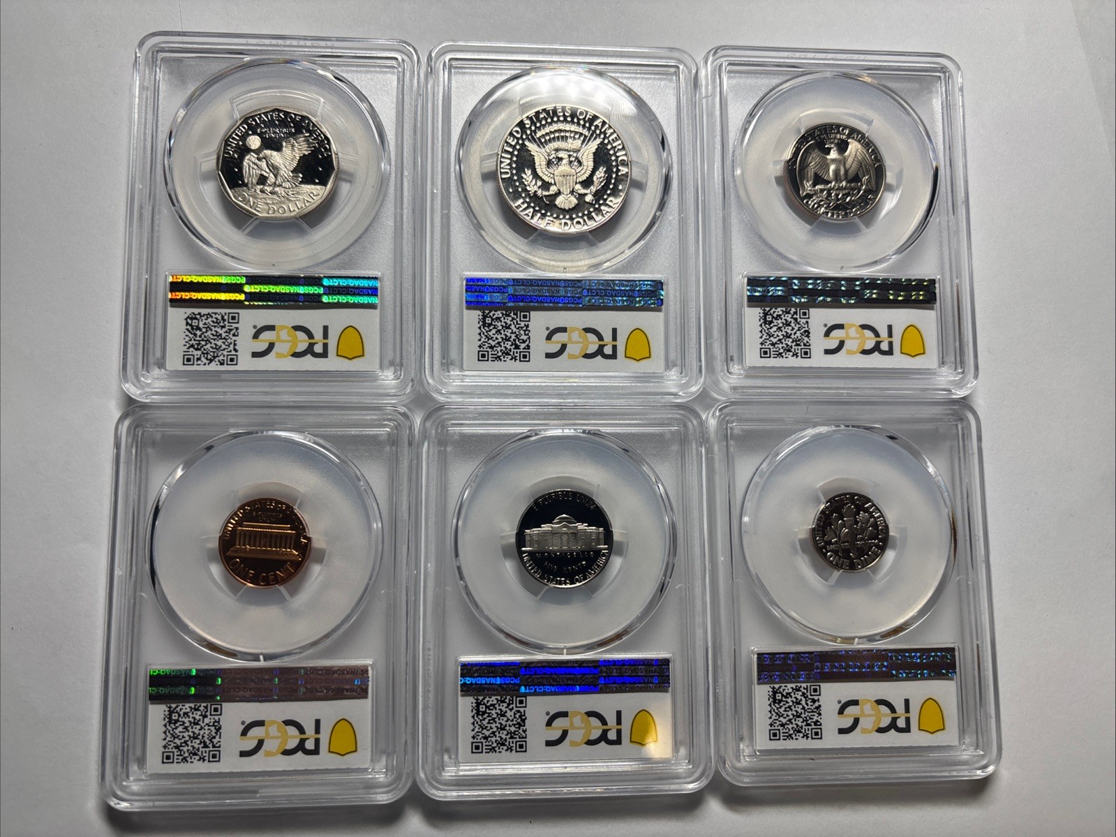 1981-S 6pc Proof Set - PCGS PR69DCAM (WITH S.B.A.)