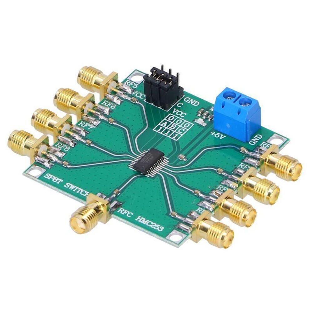 High Performance HMC253 RF Switch Module Open 8 RF Switch for SMA DC2 5 GHz