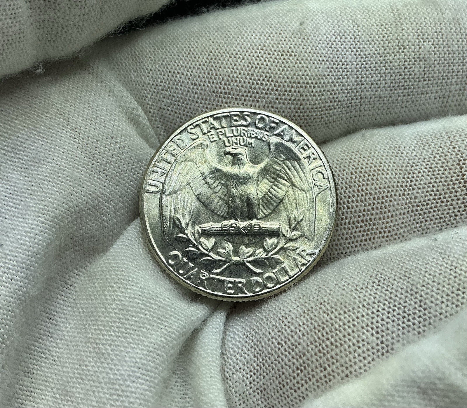1961-P Washington Quarter Uncirculated BU 90% Silver D357