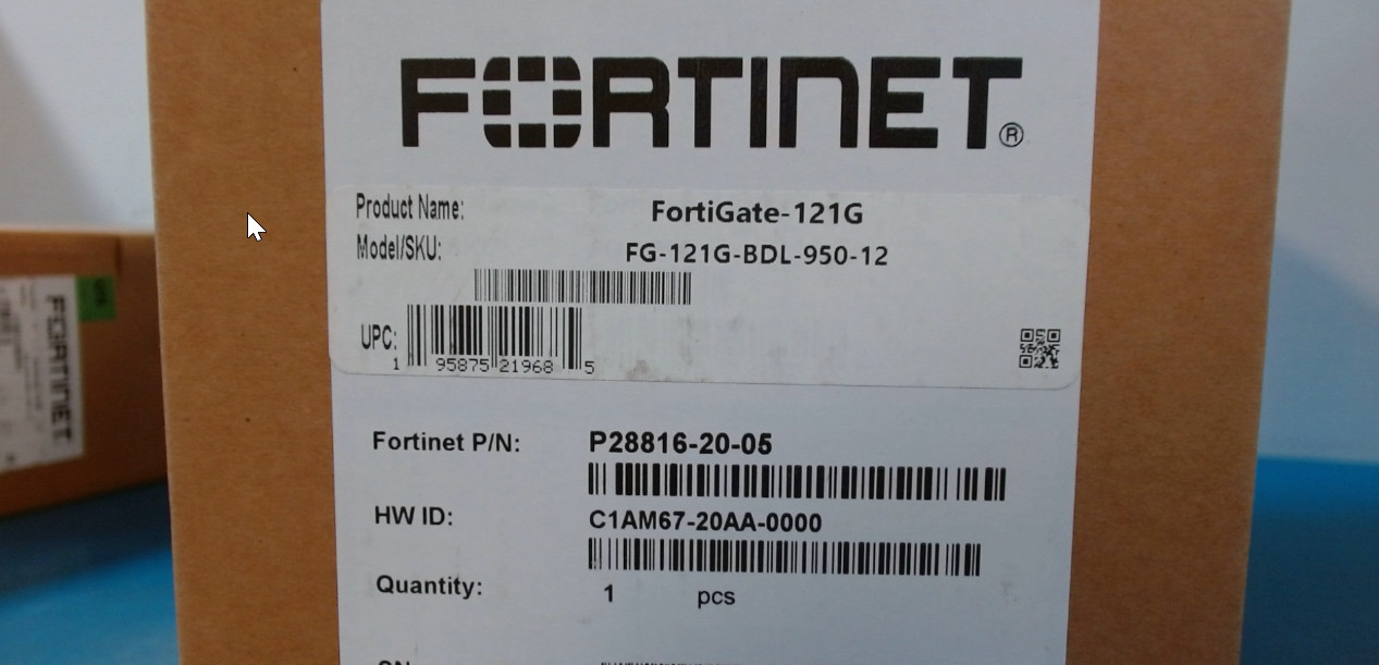 New Fortinet Fortigate 121G NGFW with UTP licenses till 2026-10-11 Located in US