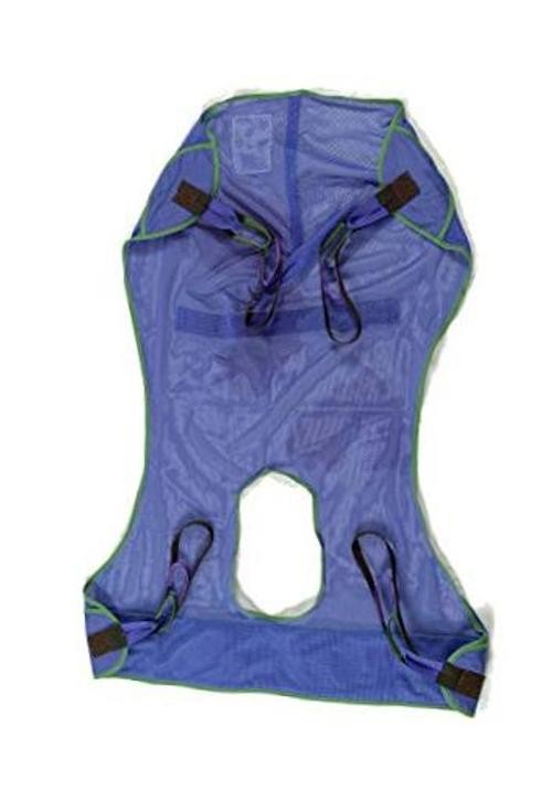 Universal Full Body Mesh Lift Sling With Commode Opening, Medium, 50.5" x 39"